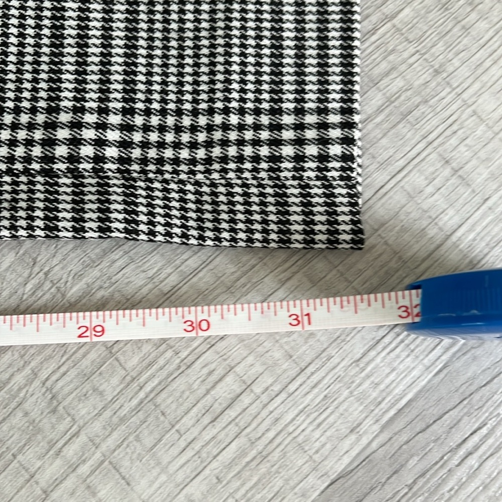 Calvin Klein Black and White Plaid Trousers - Picture 7 of 7